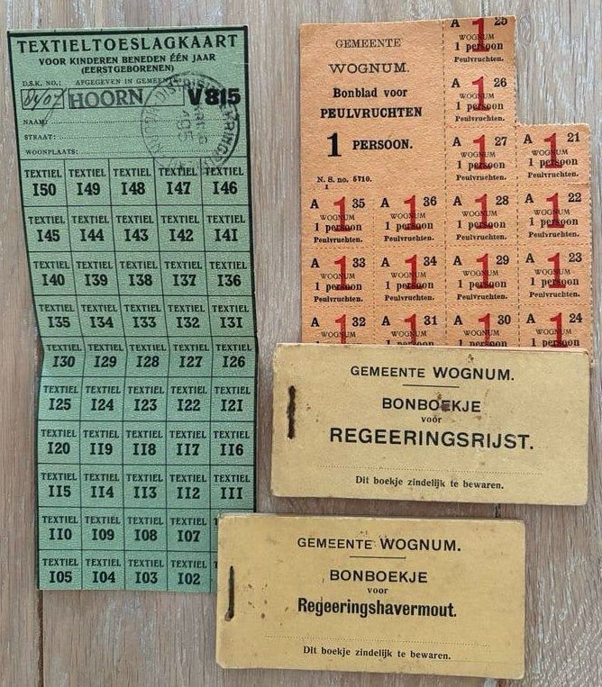 Collectie ML Distributiebonnen/voedselbonnen, Verzamelen, Ophalen of Verzenden