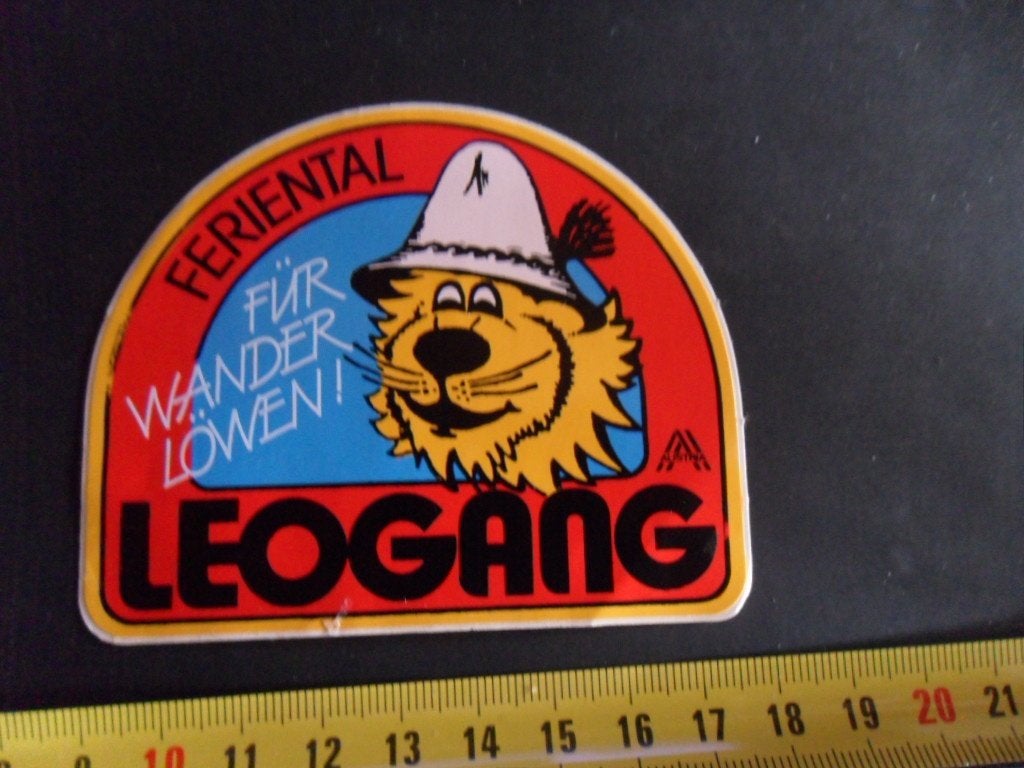 sticker Oostenrijk LEOGANG Feriental Für wander löwen !, Ophalen, Zo goed als nieuw