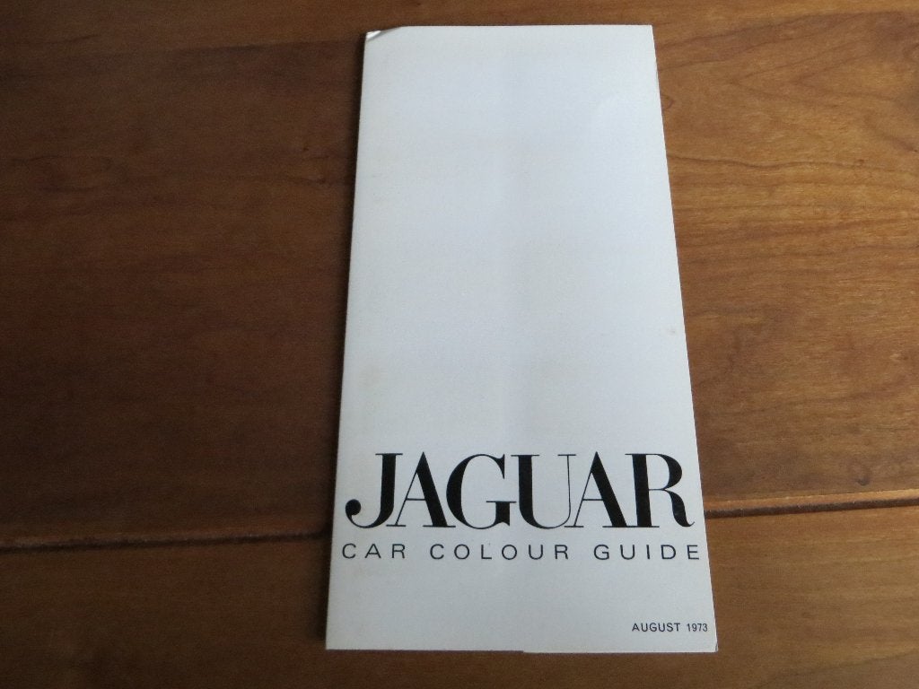 Folder Jaguar, Daimler kleuren lak, bekleding, echte stalen, Ophalen of Verzenden, Zo goed als nieuw, Overige merken, Jaguar