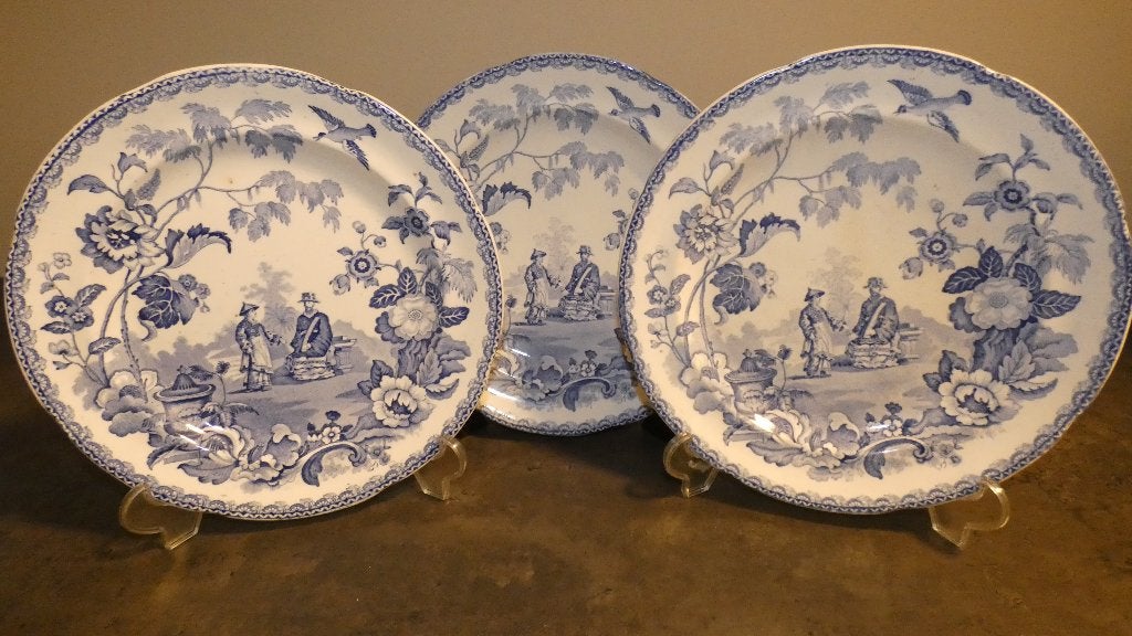 Manderin Staffordshire wandborden [1611], Antiek en Kunst, Ophalen