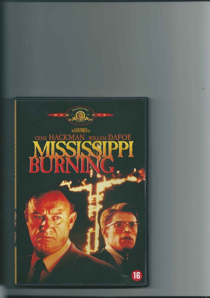 Mississippi Burning (1988), Cd's en Dvd's, Vanaf 16 jaar, Ophalen of Verzenden, Zo goed als nieuw, 1980 tot 2000