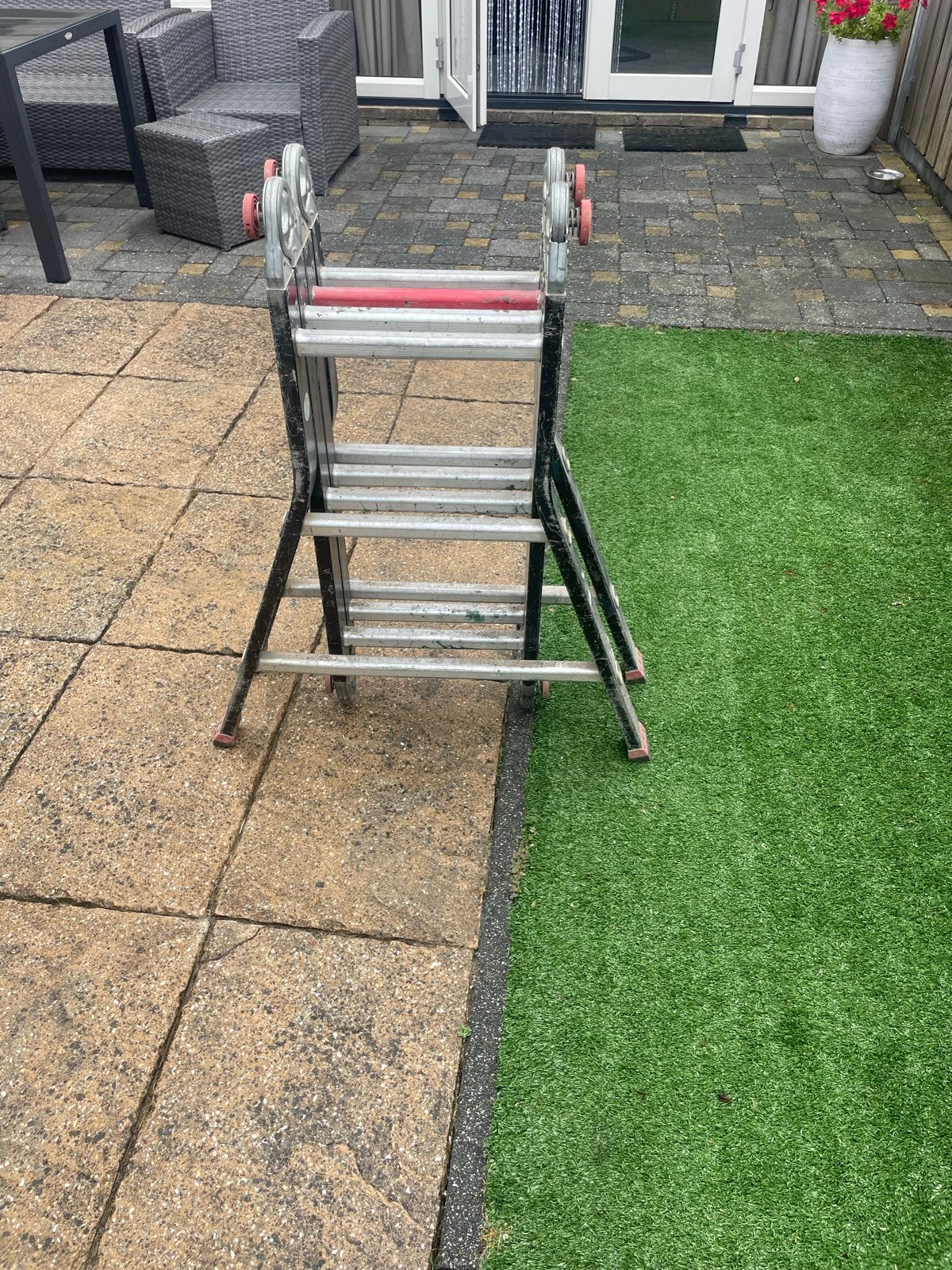 Multifunctionele Opvouwbare Ladder - Gebruikt, Ophalen, Gebruikt, Ladder, Opvouwbaar of Inschuifbaar