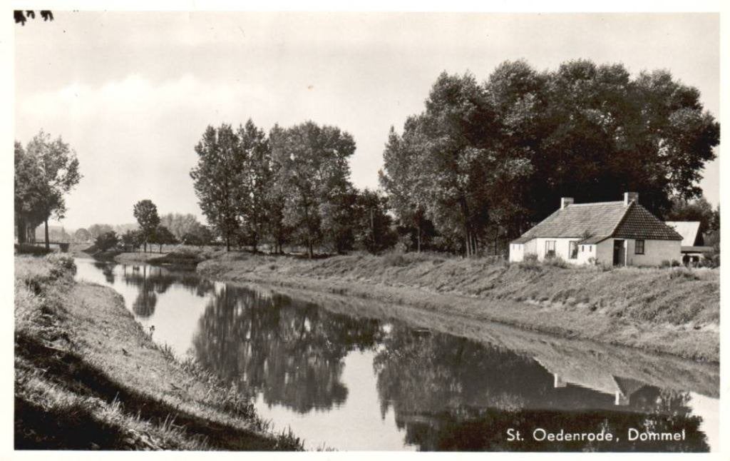 St. Oedenrode Dommel 1950 ., Verzamelen, Ophalen, 1940 tot 1960, Ongelopen, Noord-Brabant