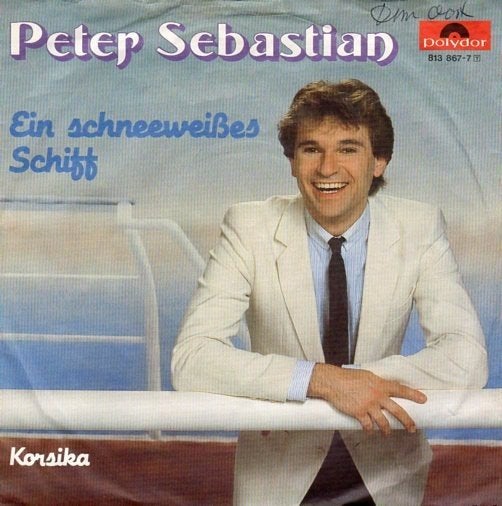 Peter Sebastian : Ein schneeweißes Schiff (1983), Gebruikt, Fotohoes, 7 inch, Ophalen of Verzenden