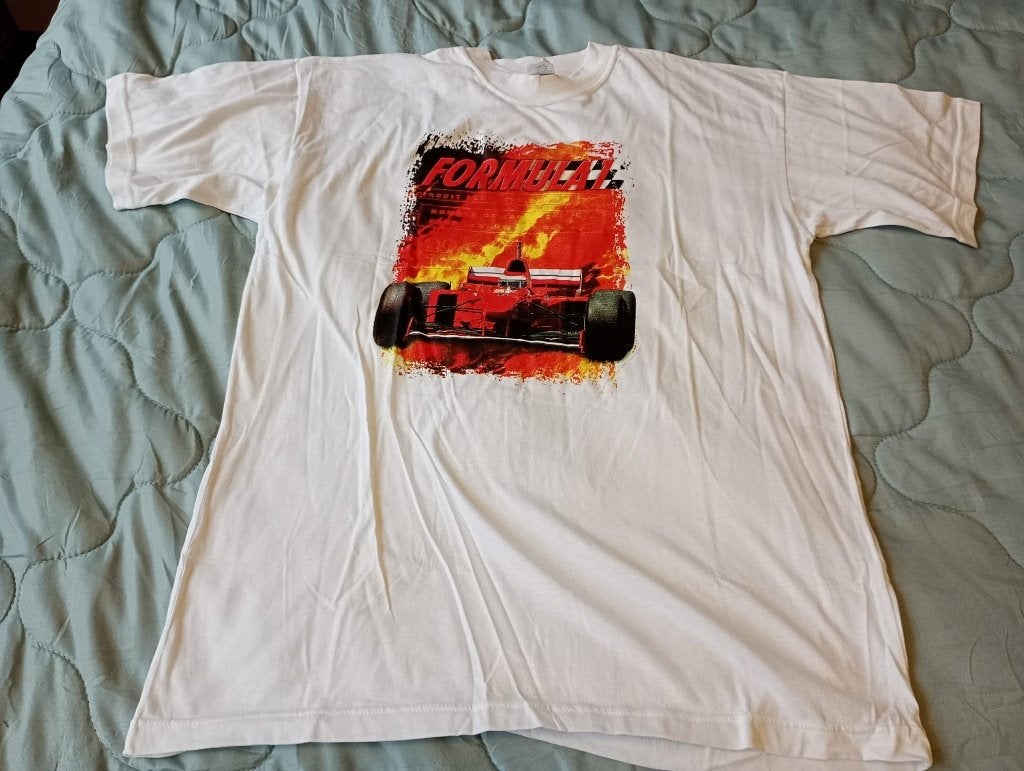 Formula 1 Grand Prix Calendar ’98 T‑shirt XL/XXL Nieuwstaat, Wit, Ophalen of Verzenden, Formule 1, Maat 56/58 (XL)