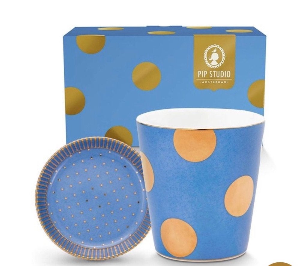 Gezocht: Polka dot theekom (met of zonder theetip), Gebruikt, Keramiek, Pip Studio, Ophalen of Verzenden