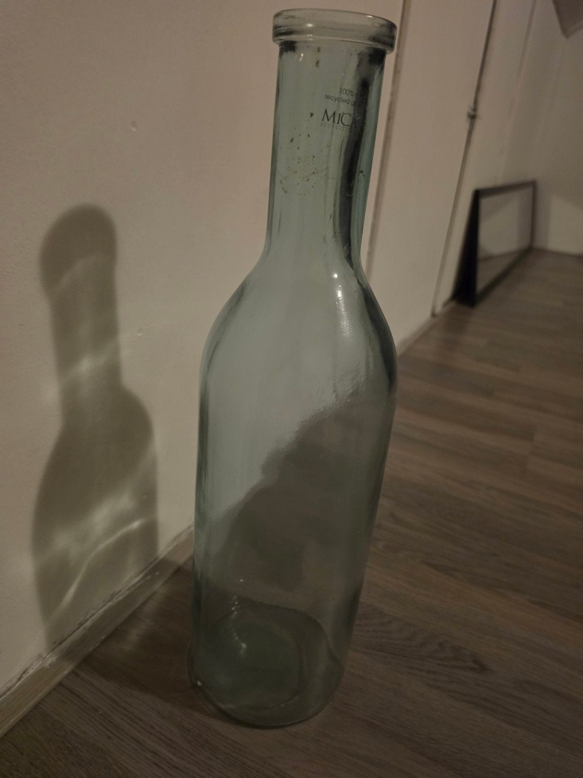 Mica Intratuin Vaas, Ophalen, Zo goed als nieuw, Blauw, Glas