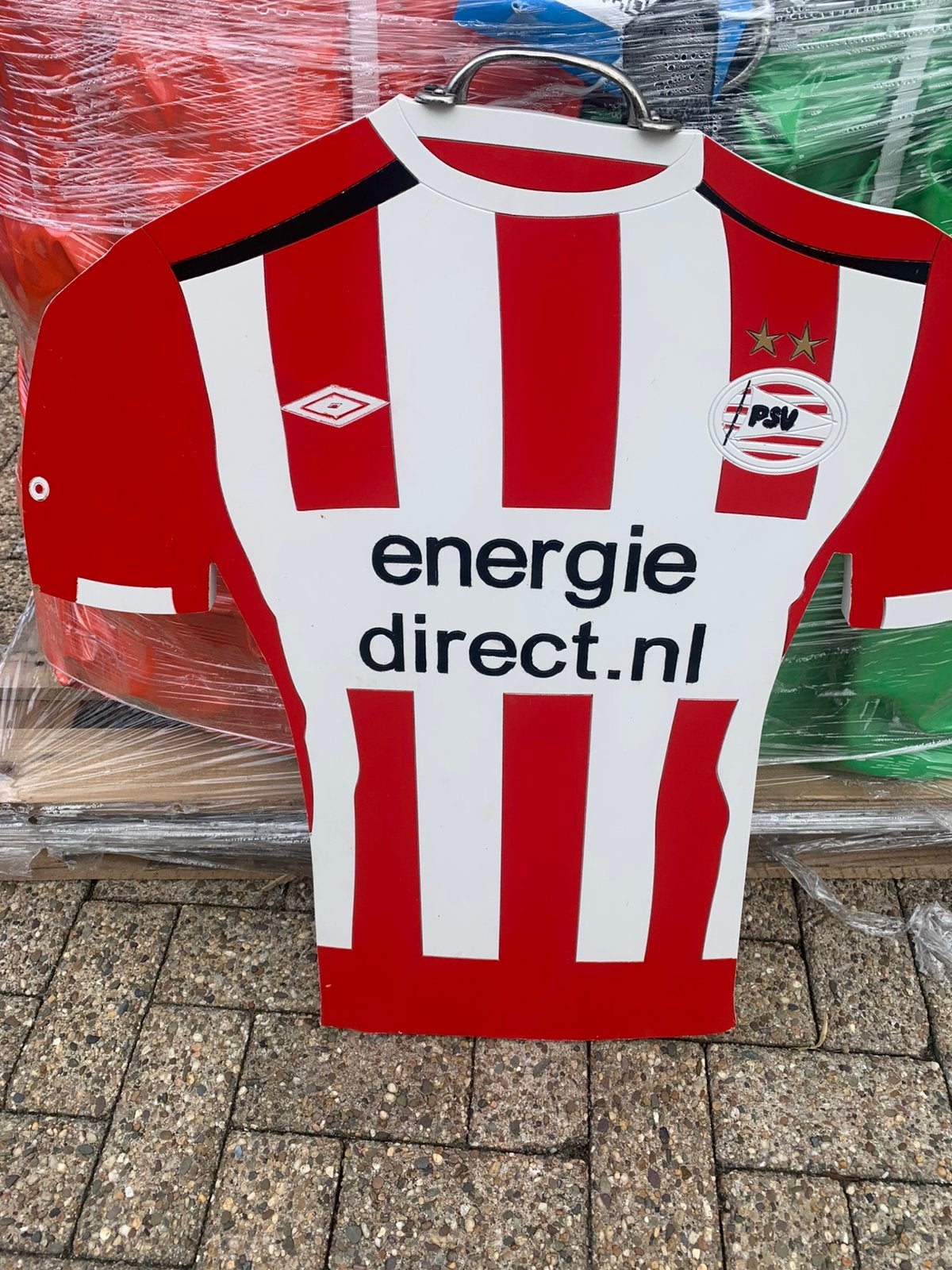 HOUTEN PSV SHIRT T.E.A.B., Verzamelen, Ophalen, Gebruikt, PSV, Shirt