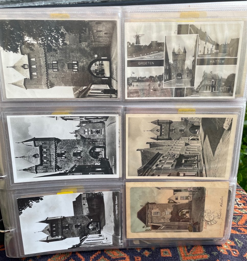 Album / verzameling met 245 ansichtkaarten uit Hattem., Verzamelen, Verzenden, 1920 tot 1940, Gelderland