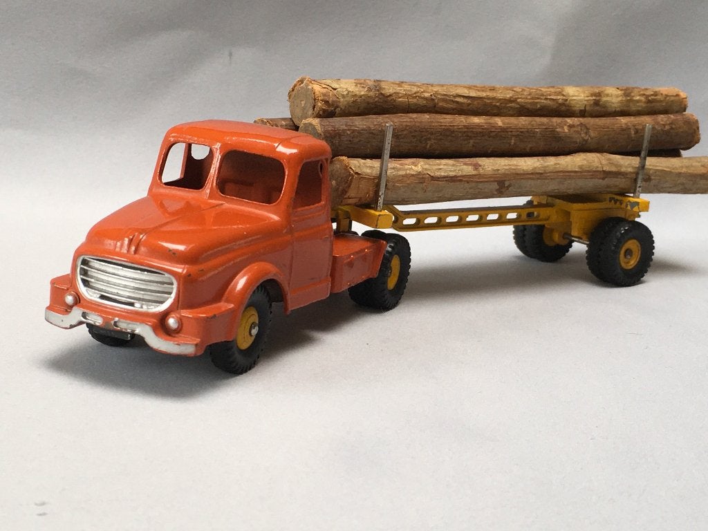 Dinky Toys Willeme truc met trailer., Ophalen of Verzenden, Gebruikt, Dinky Toys