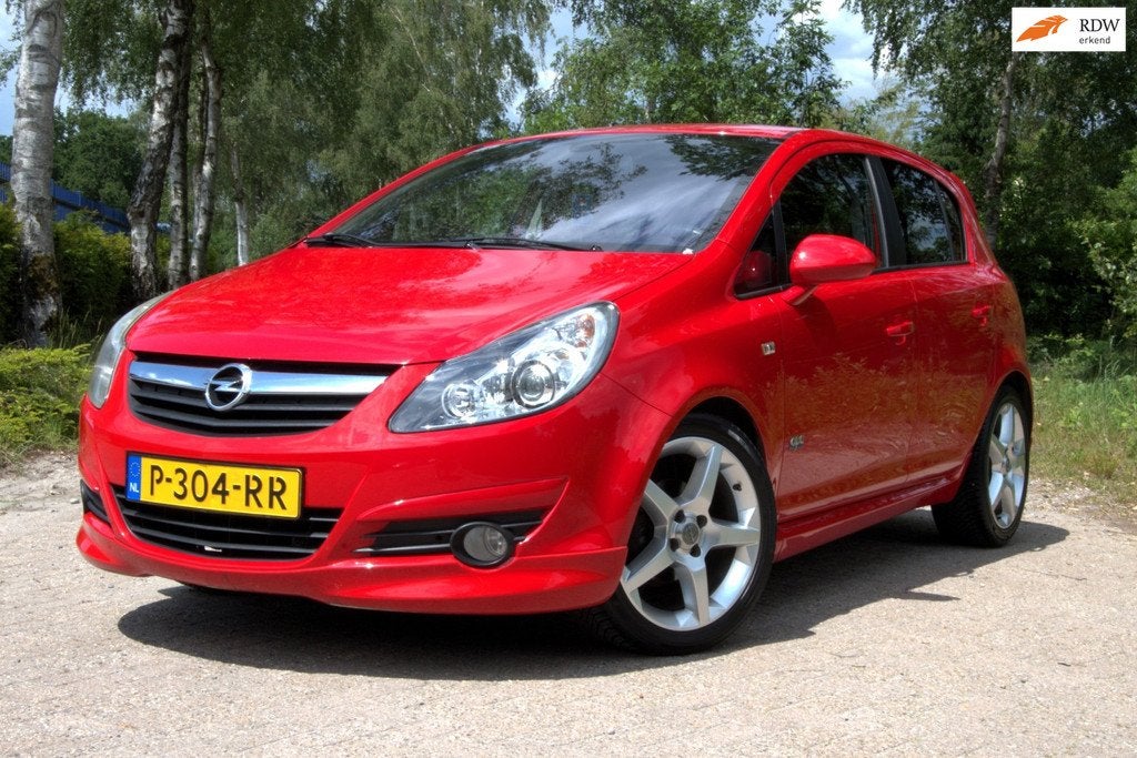 Opel Corsa 1.2-16V Cosmo Automaat, OPC-line , Stoel/stuurver, Auto's, Opel, Stof, Gebruikt, Zwart, 4 cilinders