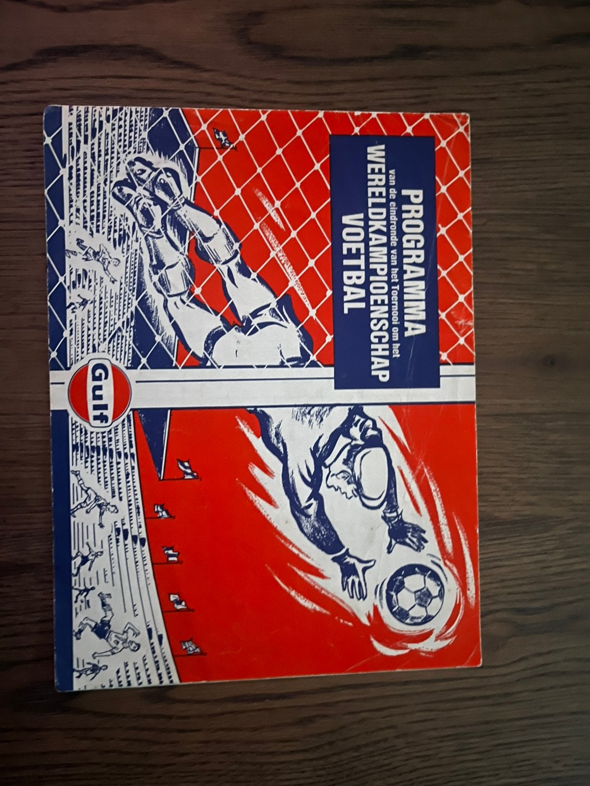 PROGRAMMABOEKJE WK VOETBAL 1970 UITGEGEVEN DOOR GULF, Ophalen of Verzenden, Zo goed als nieuw, Overige binnenlandse clubs, Boek of Tijdschrift