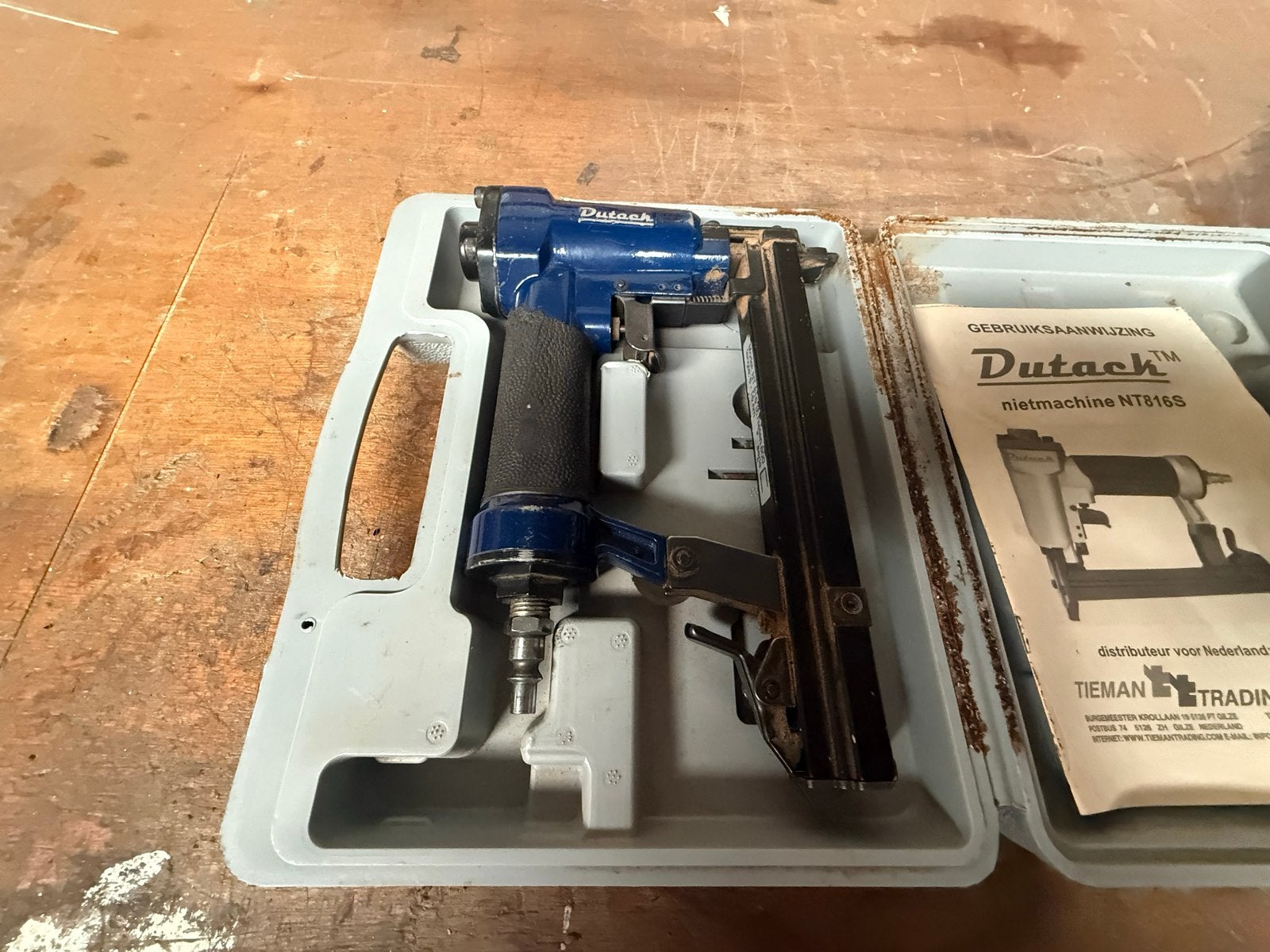 Dutach nietmachine NT816S met koffer en handleiding, Ophalen, Gebruikt