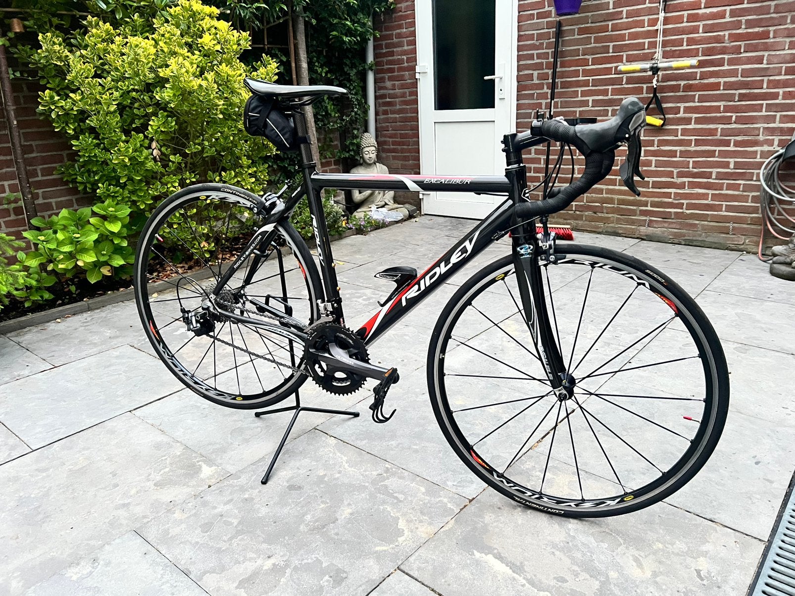 Ridley Excalibur Carbon Frame maat 52, 28 inch, Velgrem, 49 tot 53 cm, Zo goed als nieuw