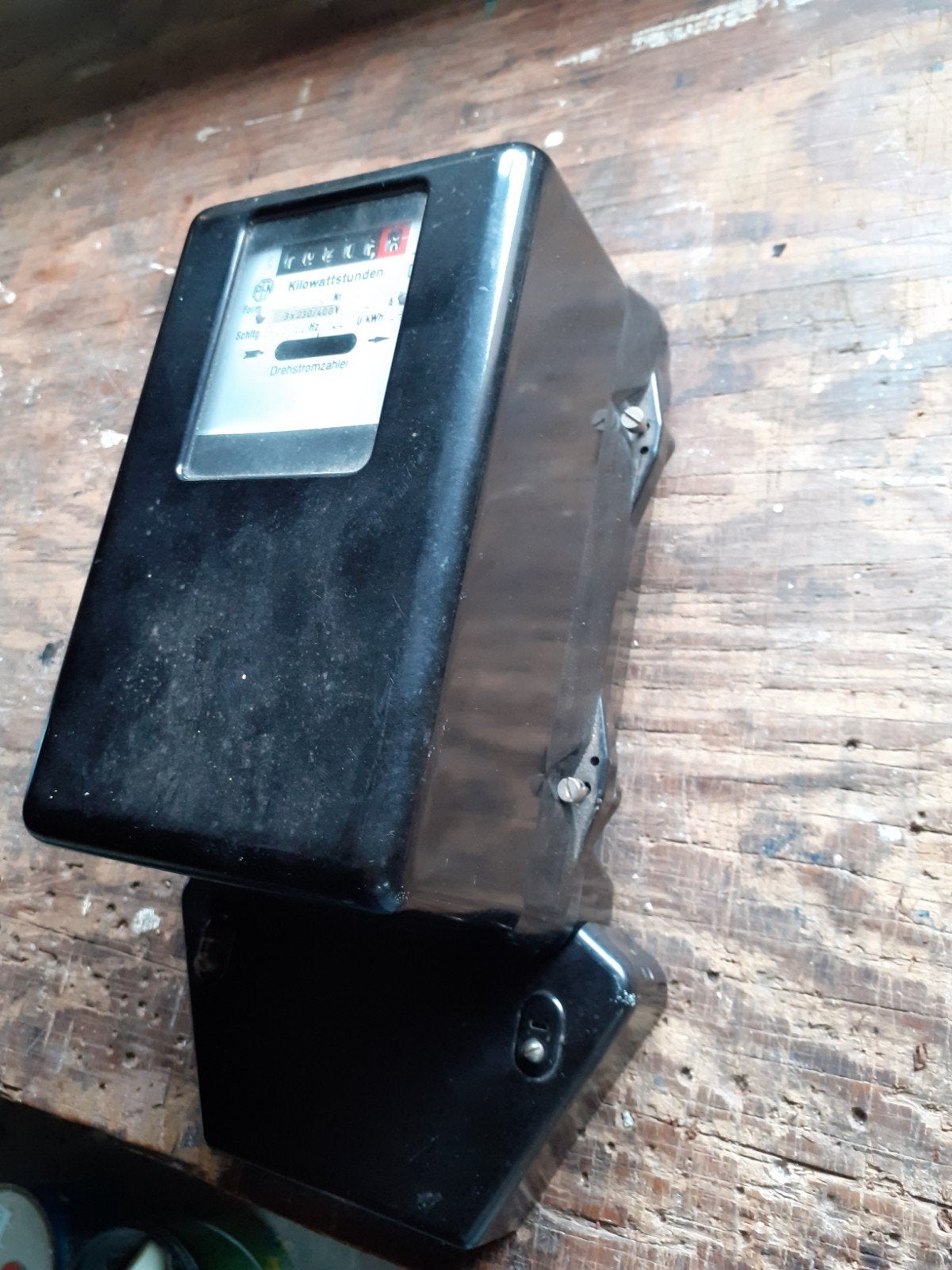 oude bakeliet stroom meter, Ophalen of Verzenden