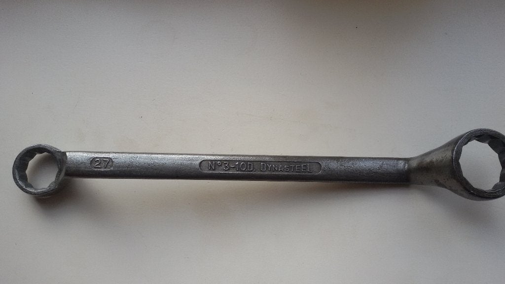 Dynasteel 13/16 7/8 N3-10D 32 27 ringsleutel Antiek, Ophalen of Verzenden, Nieuw