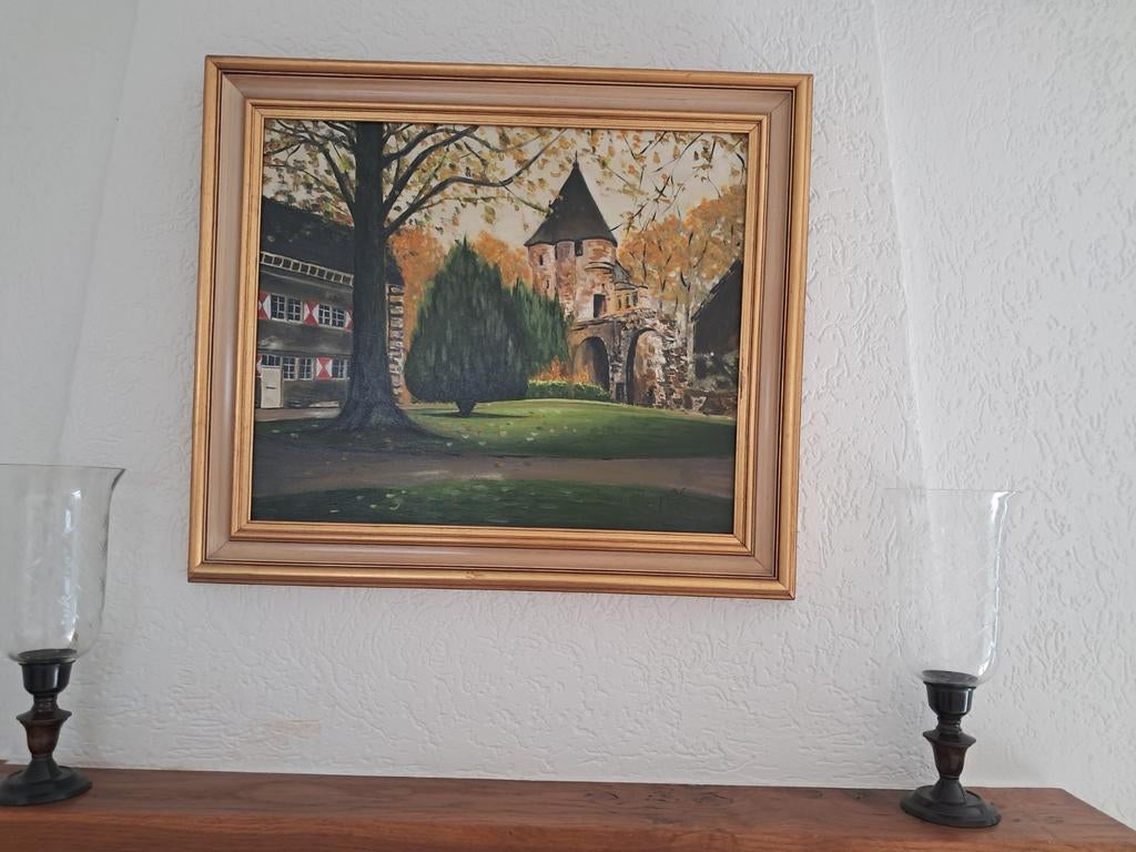 Schilderij Patervinktorentje Maastricht, Antiek en Kunst, Kunst | Schilderijen | Klassiek, Ophalen
