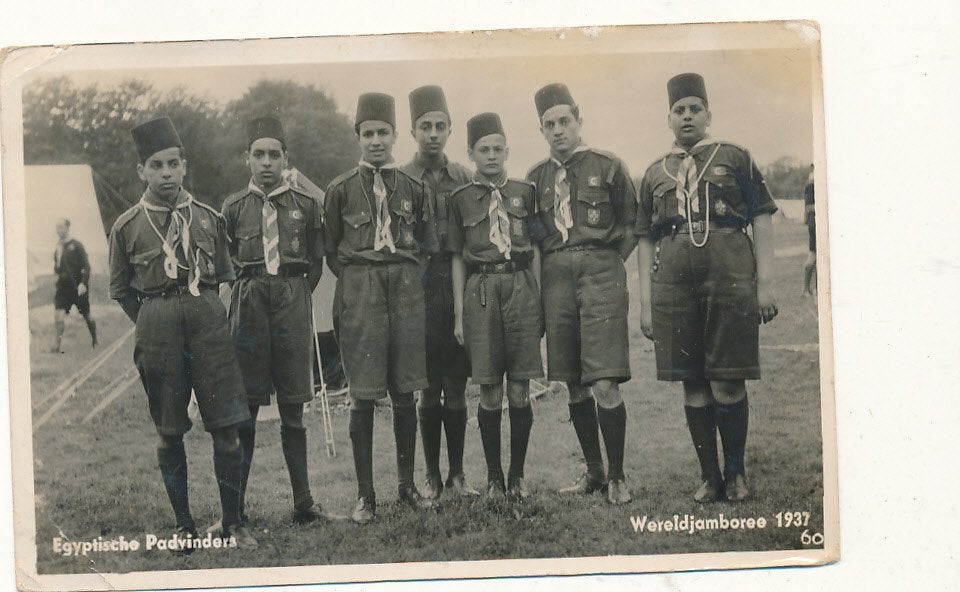 11200 Egyptische Padvinders Wereld Jamboree 1937, Ophalen of Verzenden, Gebruikt, Overige typen