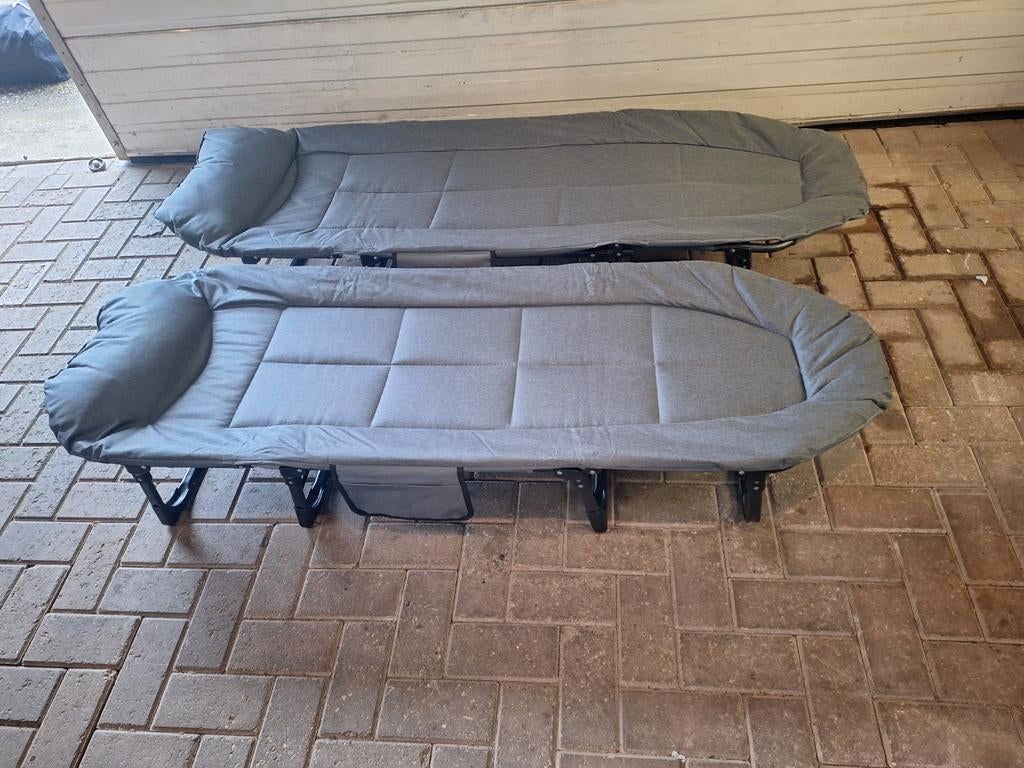 2x opvouwbaar campingbed/Veldbed, Ophalen, Zo goed als nieuw, 1-persoons