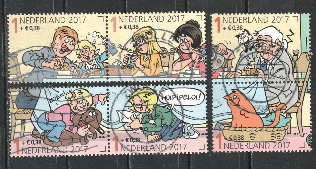 114 G serie Kinderzegels 2017, Verzenden, Na 1940, Gestempeld