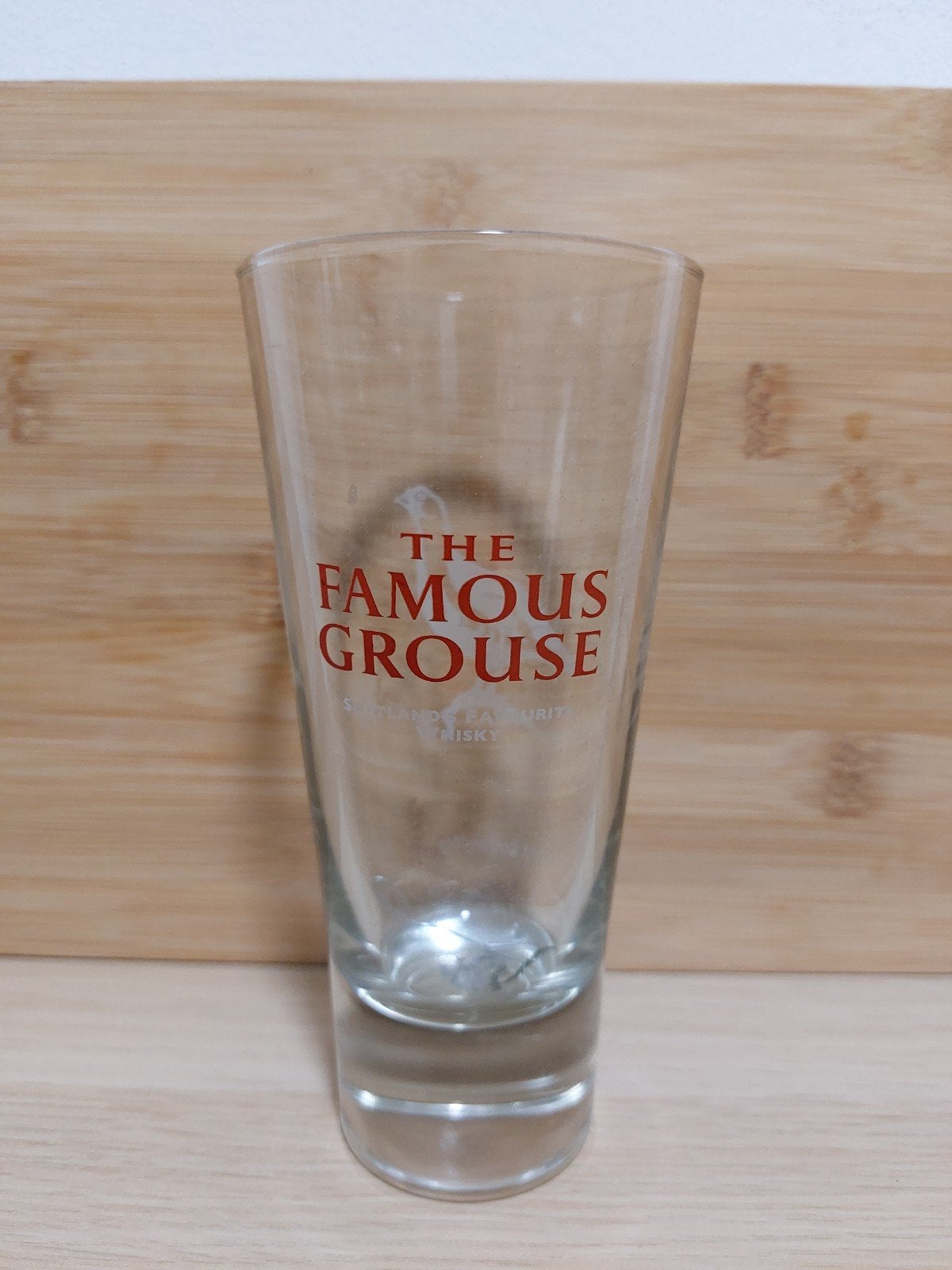 Famous Grouse highball whisky glas, Ophalen of Verzenden, Zo goed als nieuw, Borrel- of Shotglas