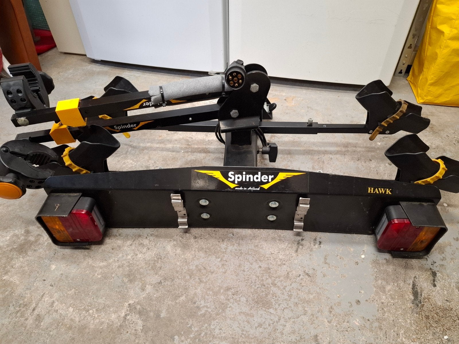 Spinder Hawk fietsendrager voor 2 fietsen, Ophalen, 2 fietsen, Gebruikt, Trekhaakdrager