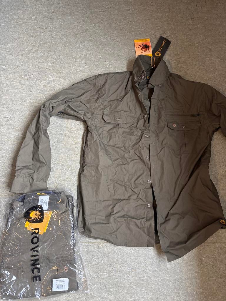 Rovince shirt ergoline men maat L, Ophalen of Verzenden, Nieuw, Maat 52/54 (L), Groen