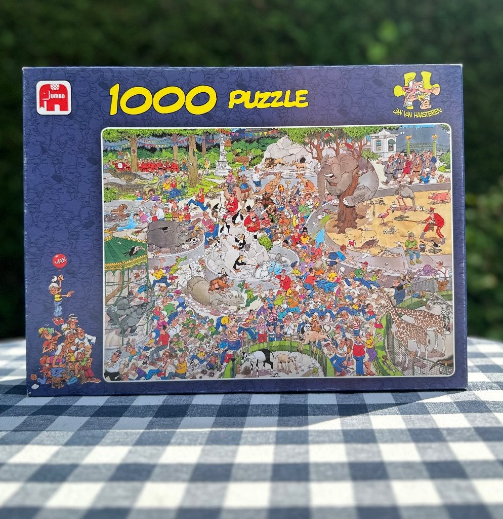 Jan van Haasteren The Zoo / Dierentuin – 1000 stukjes, Ophalen, 500 t/m 1500 stukjes, Zo goed als nieuw, Legpuzzel