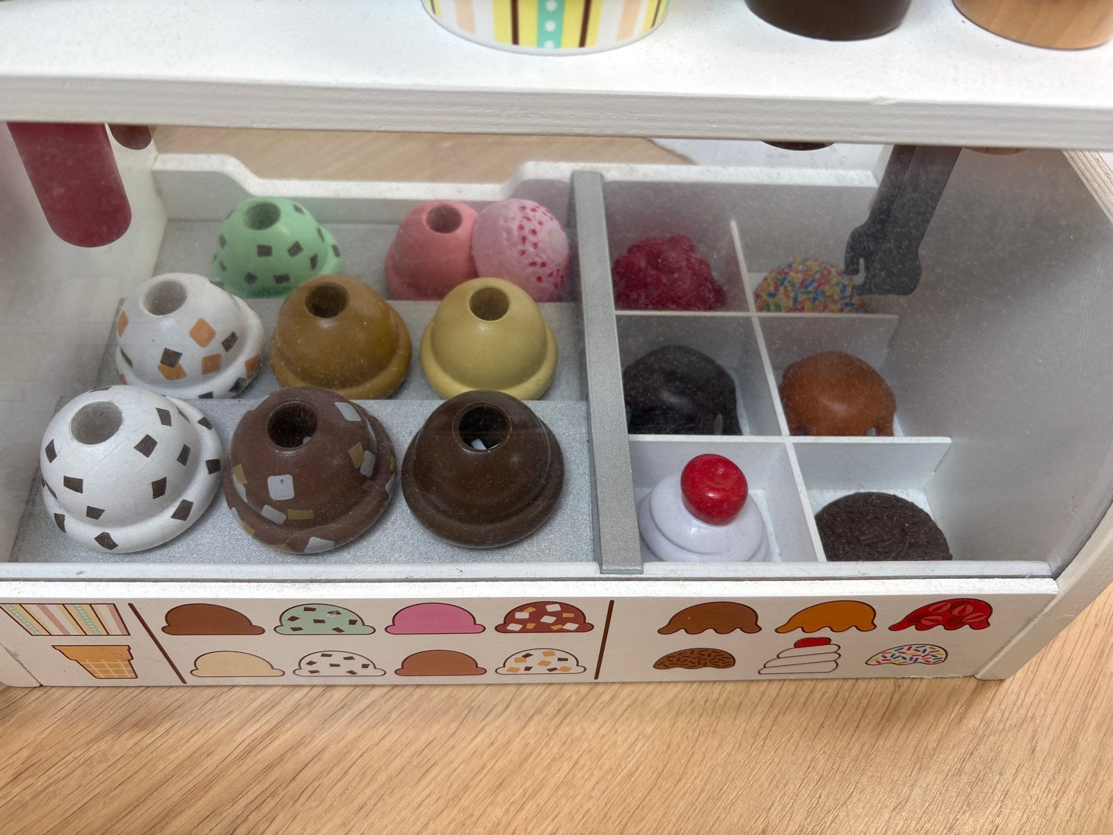 Complete ijssalon set - Melissa & Doug, Ophalen, Zo goed als nieuw, Jongen of Meisje