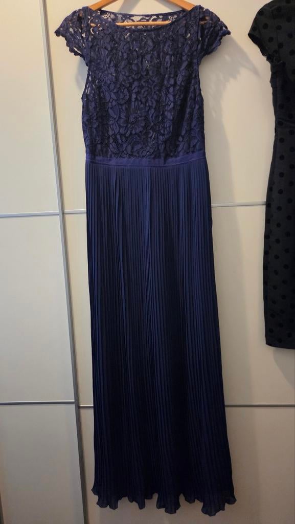 Lange jurk HM donkerblauw paars maat 42 NIEUW, Kleding | Dames, Gelegenheidskleding, Maat 42/44 (L), Nieuw, H&M, Galajurk