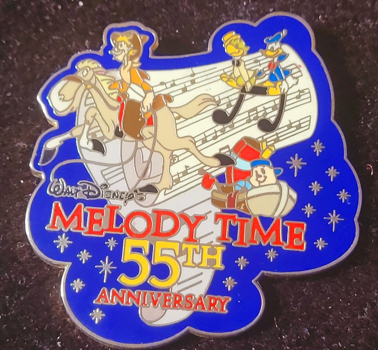 LE Disney Pin '55th Anniversary Melody Time', Verzenden, Donald Duck, Zo goed als nieuw, Overige typen