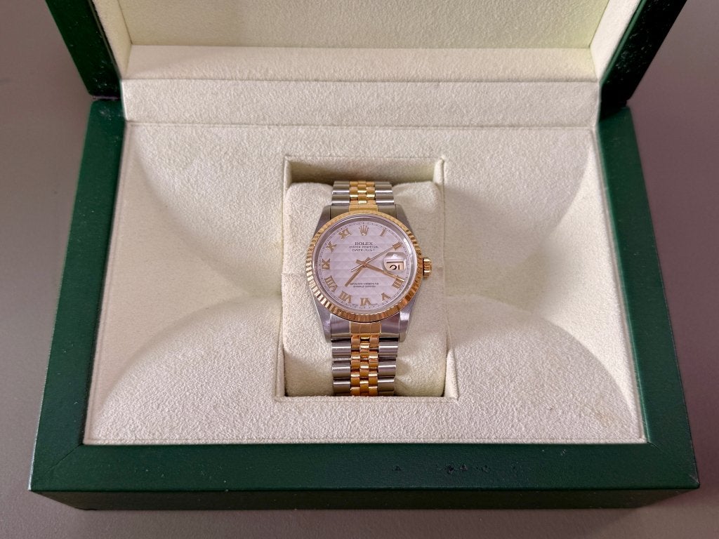 Rolex Datejust - 16233 - 18K Goud/Staal - 1989, Sieraden, Tassen en Uiterlijk, Staal, Rolex, Rolex, Polshorloge