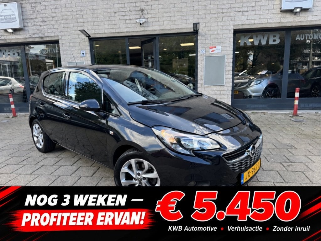 Opel Corsa 1.0 Turbo 5-deurs Nieuwe ketting | Airco | Beurt, Auto's, Gebruikt, Euro 6, Elektrische ramen, Origineel Nederlands