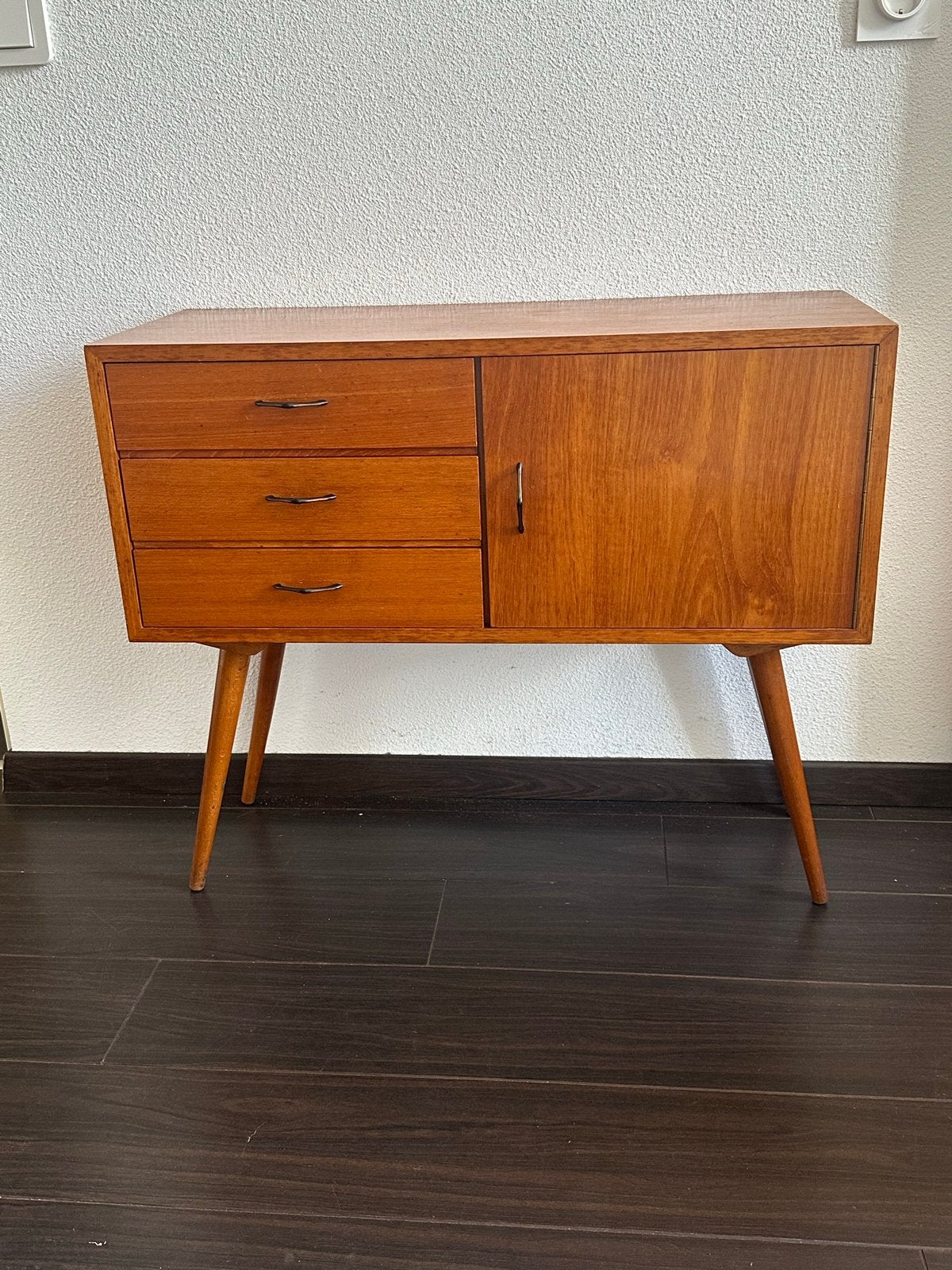 Vintage teak dressoir/kastje Jaren 60 mid-century deens, Ophalen