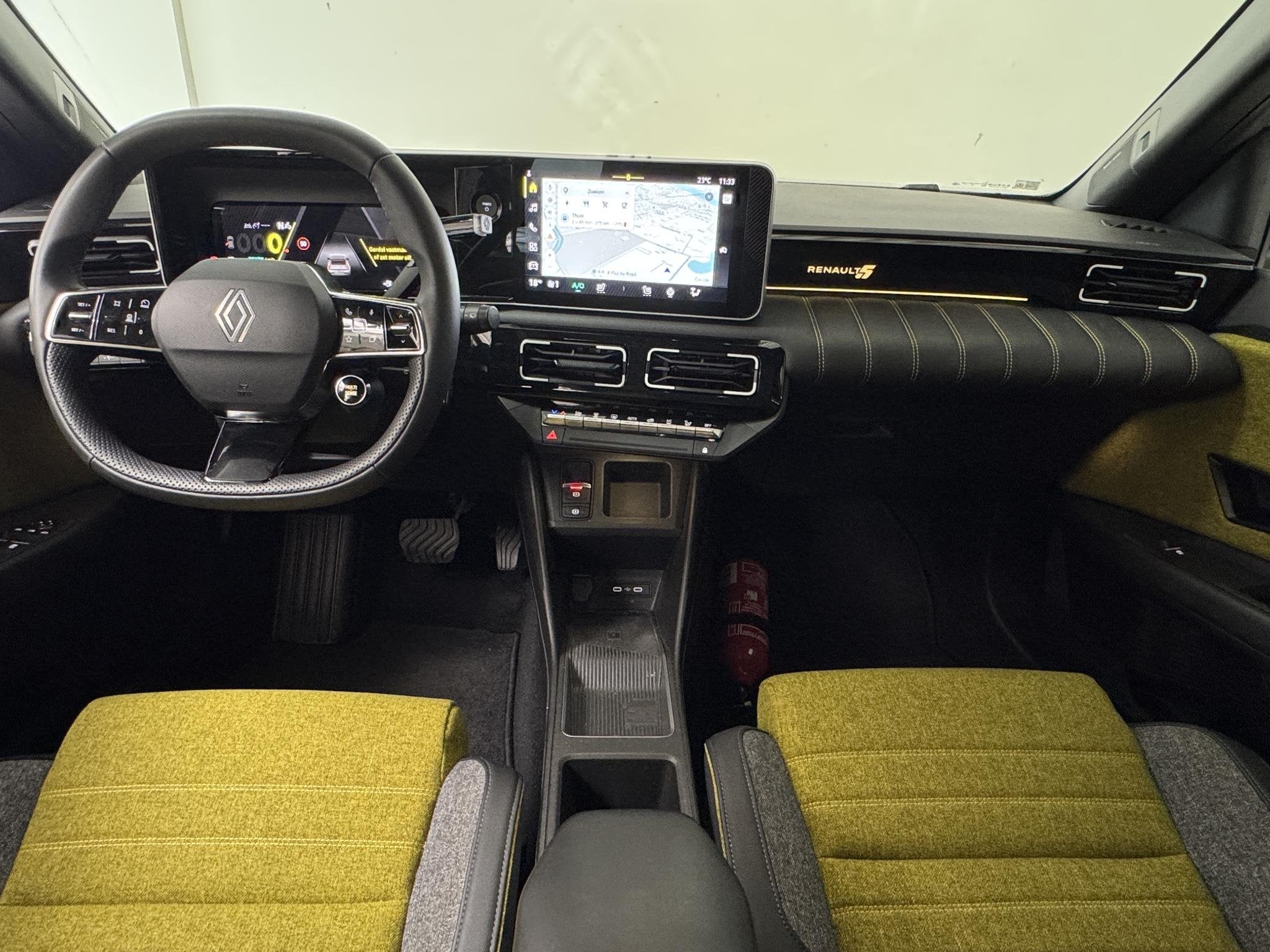 Renault 5 comfort range iconic cinq 52 kWh | Navigatie | Cam, Auto's, Stof, Gebruikt, Huisgarantie, Automatische klimaatregeling