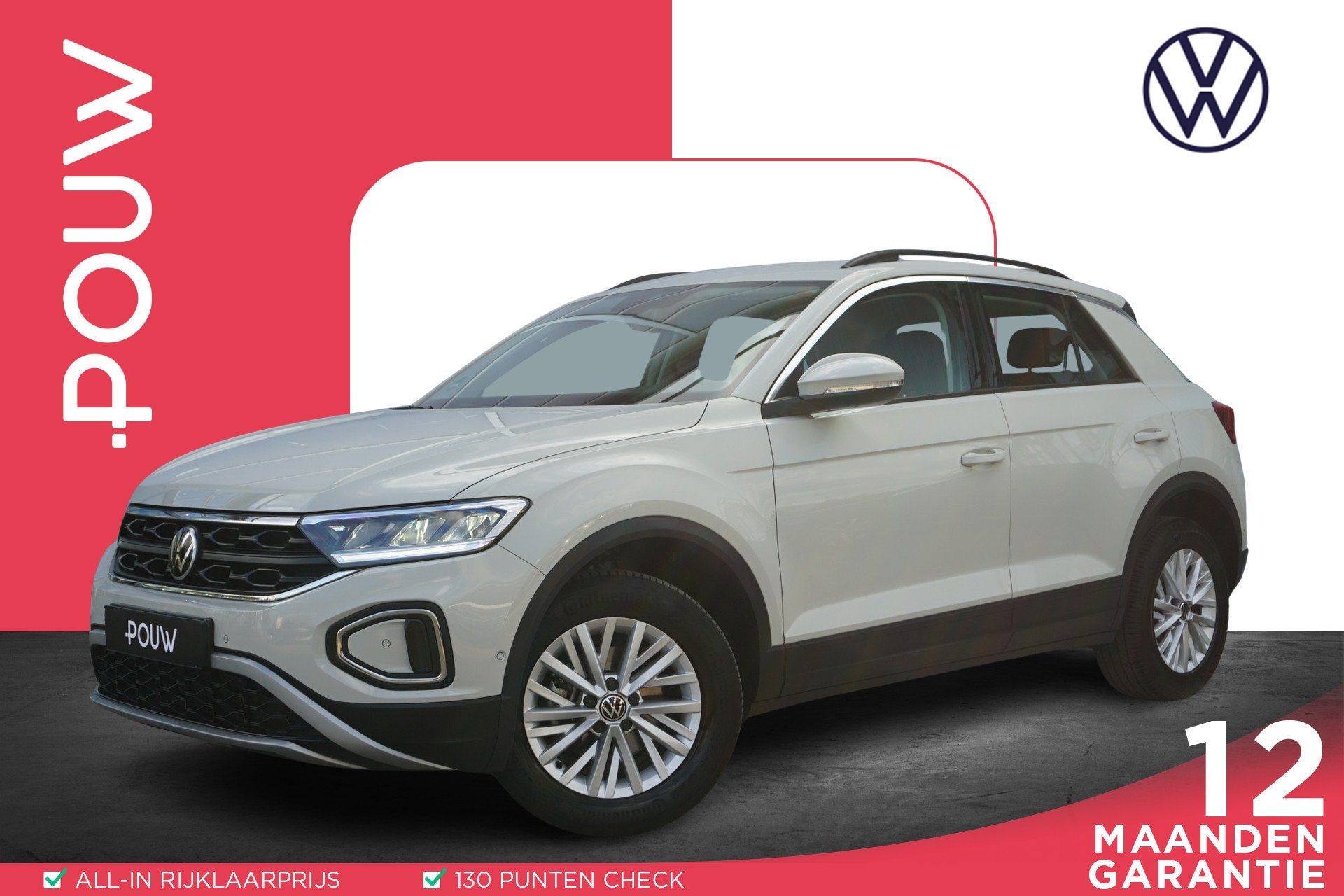 Volkswagen T-Roc 1.0 TSI 110pk Life | Navigatie | Applecarpl, Voorwielaandrijving, 12 maanden, Stof, Gebruikt