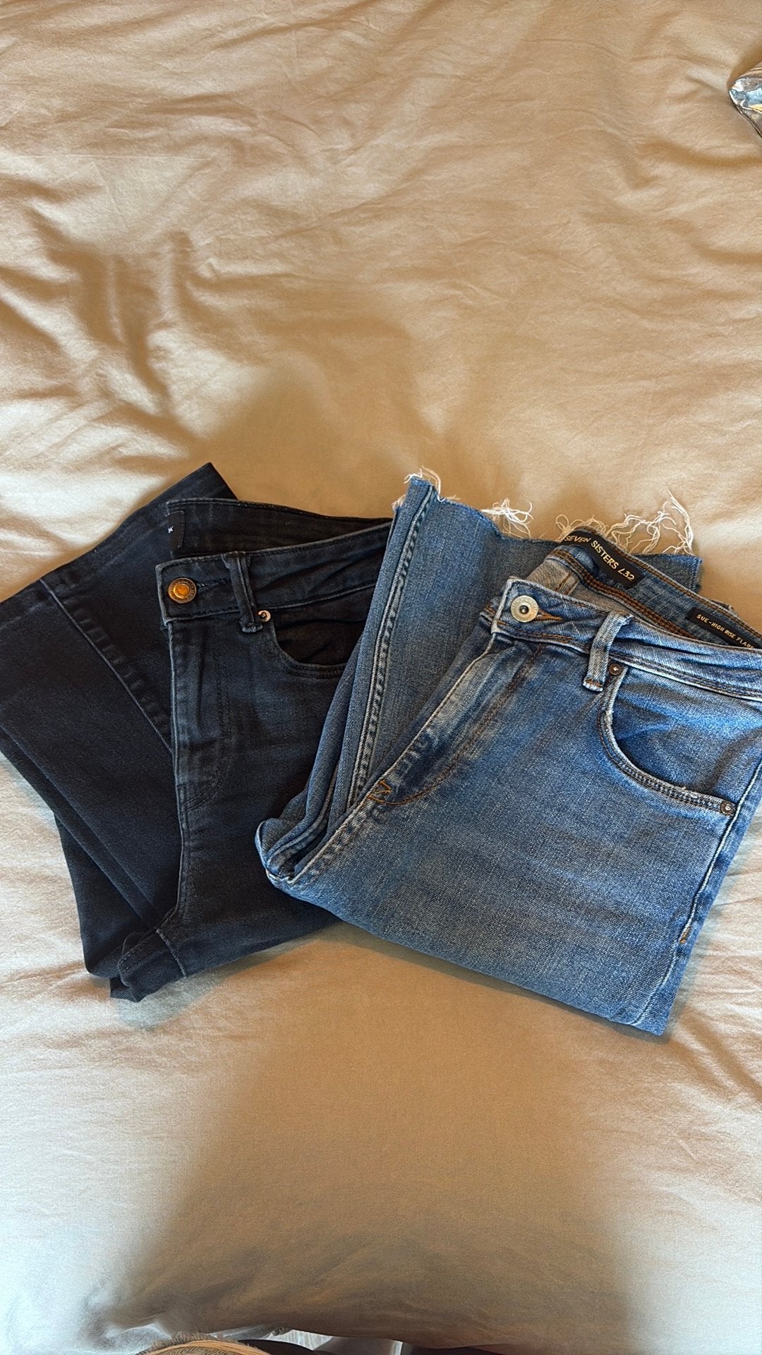 2 flairbroeken, Ophalen of Verzenden, Zo goed als nieuw, Blauw, W30 - W32 (confectie 38/40)