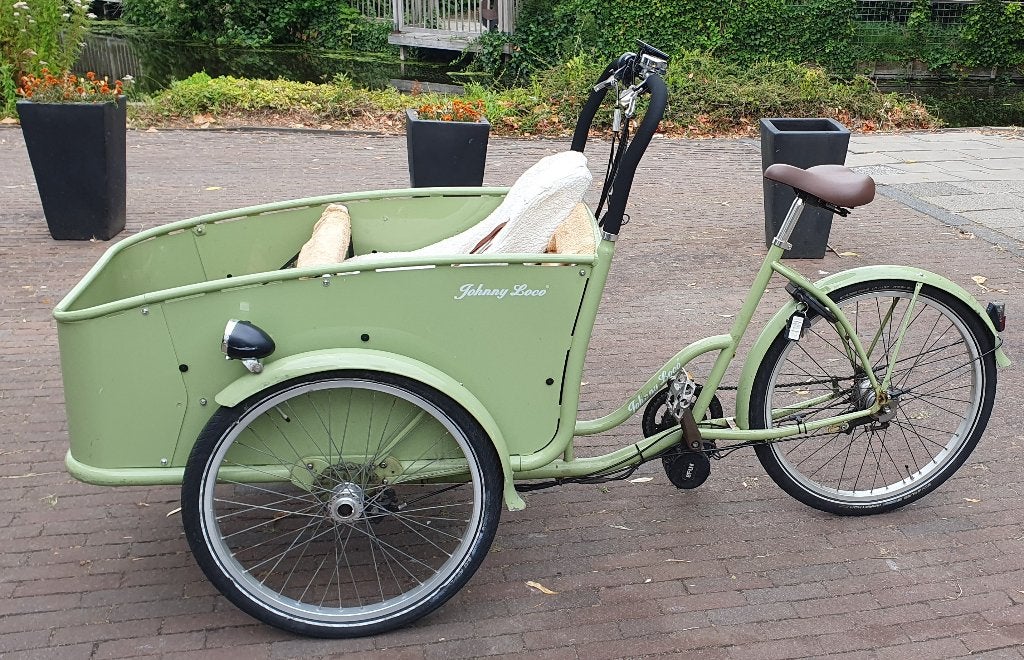 Johnny Loco elektrische bakfiets, Ophalen, 4 kinderen of meer, Gebruikt, Elektrisch