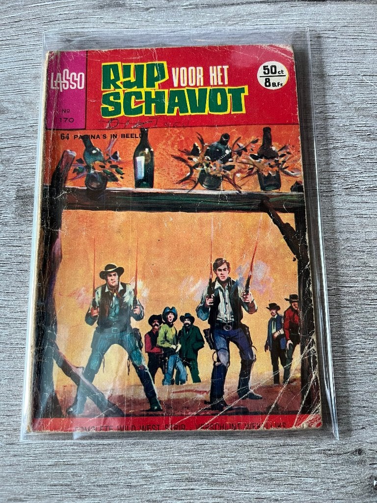 Lasso 170 Rijp voor het schavot, Eén stripboek, Ophalen of Verzenden, Gelezen