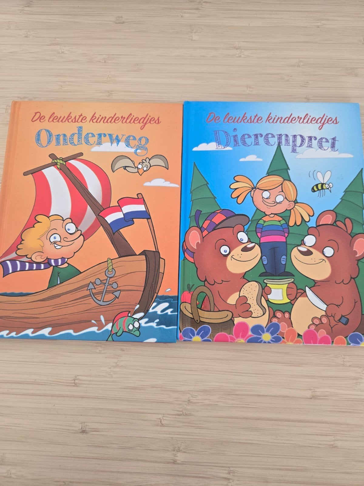 De leukste kinderliedjes: Onderweg & Dierenpret (2 boeken), Ophalen of Verzenden