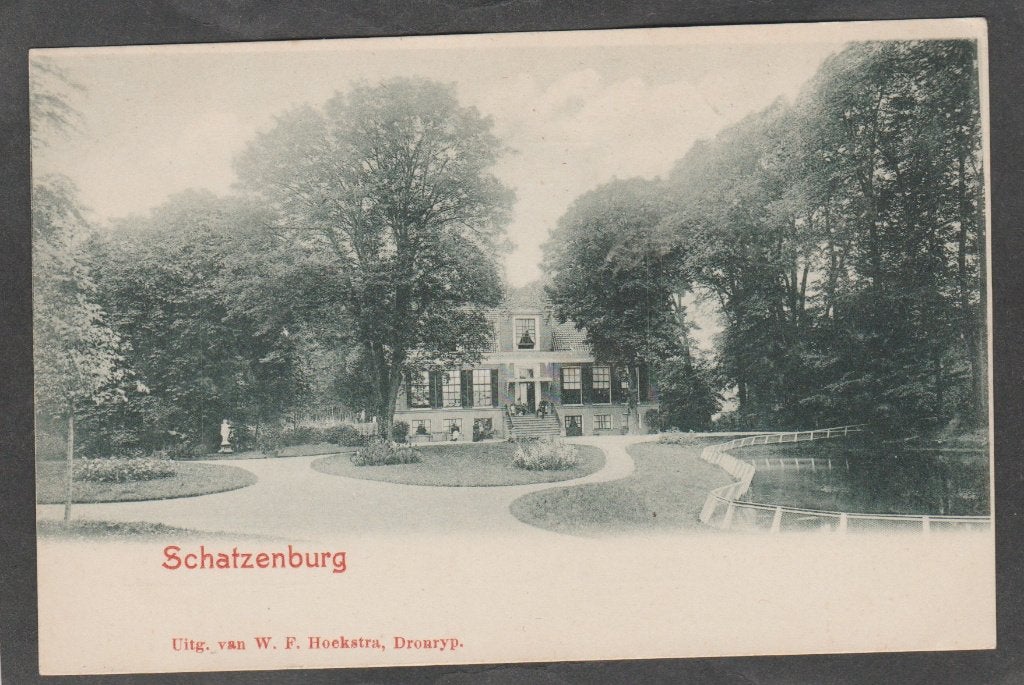 dronrijp schatzenburg, Verzenden, Voor 1920, Ongelopen, Friesland
