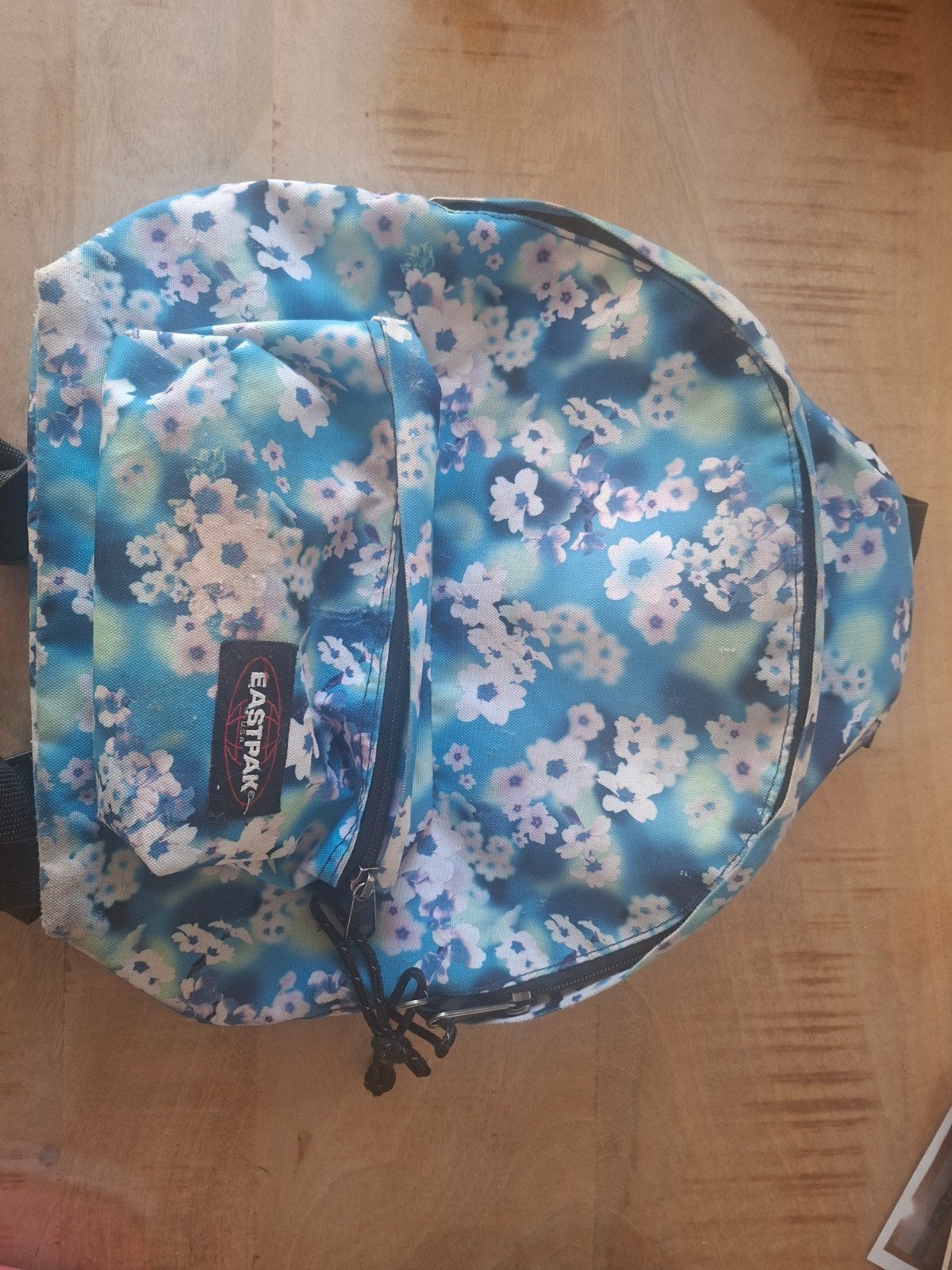 Eastpak schooltas kleine variant, bloemenprint, Gebruikt, 25 tot 40 cm, Ophalen of Verzenden, 30 tot 45 cm