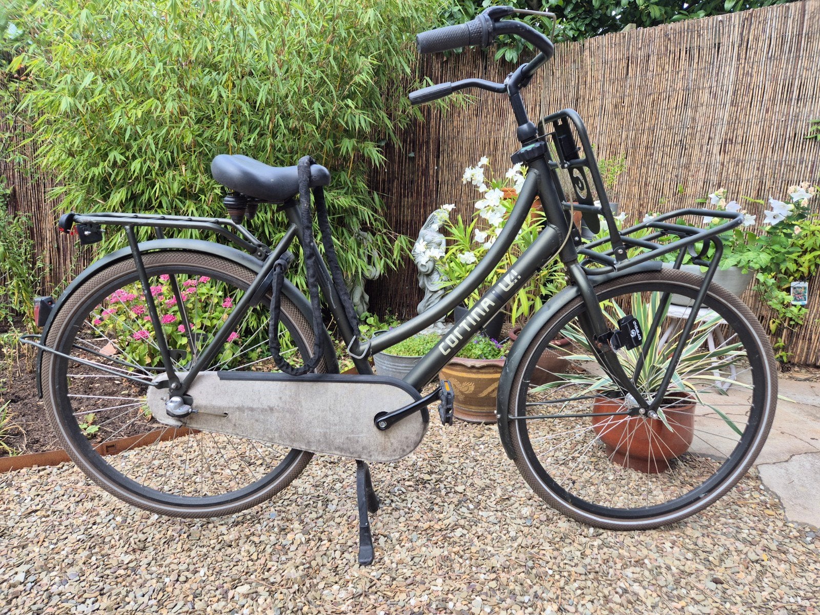 Cortina U4 Transportfiets meisjes leger groen, Fietsen en Brommers, Fietsen | Dames | Damesfietsen, Overige merken, Versnellingen