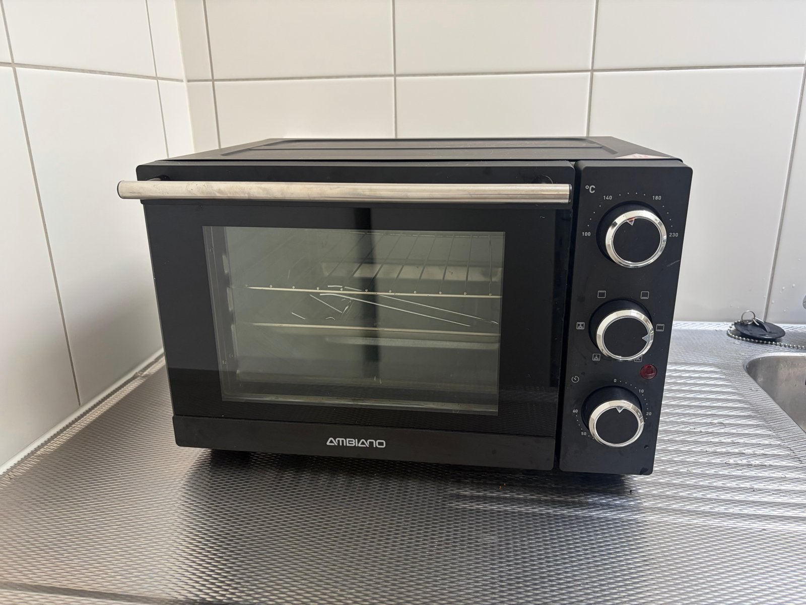 Ambiano Mini Oven - Compacte en veelzijdige oven, Witgoed en Apparatuur, Ovens, Ophalen, Minder dan 45 cm, Hete lucht, Vrijstaand