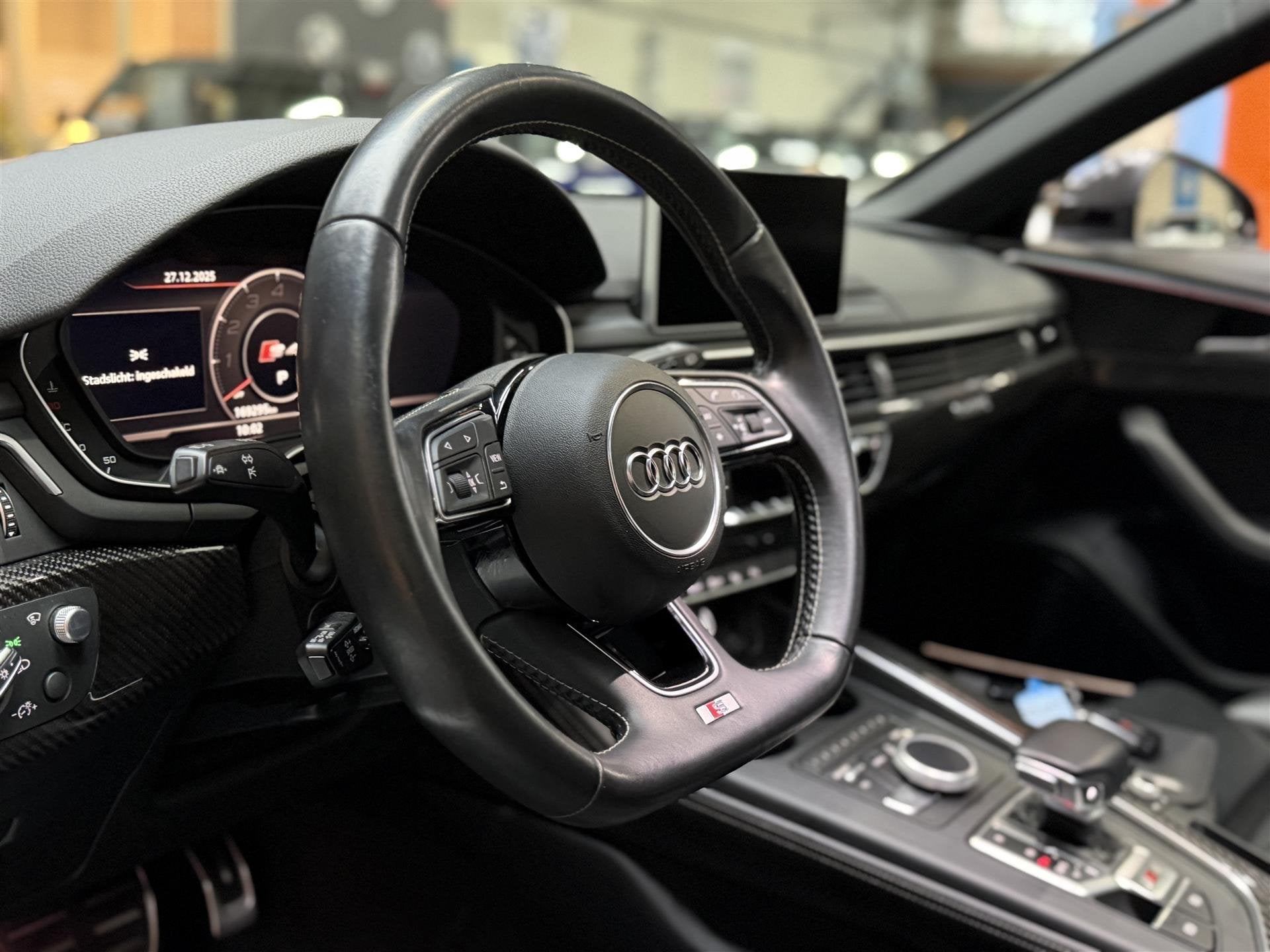 Audi S4 3.0 V6 Vol optie! Carbon! Pano! Memory! 360 camera!, Auto's, Automaat, Gebruikt, Zwart, Leder