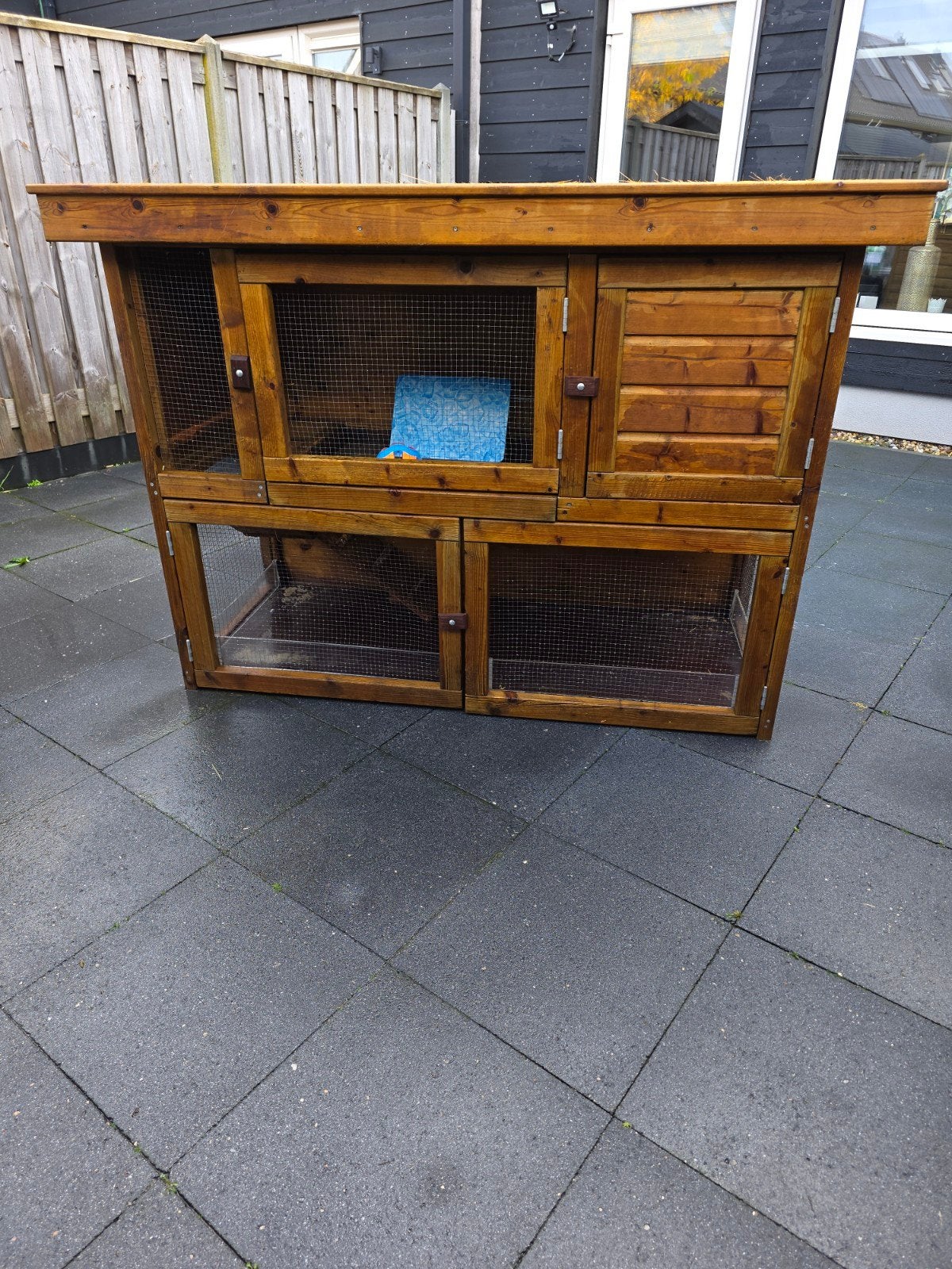 konijnenhok .hout, Ophalen, 90 cm of meer, Konijn, Hok