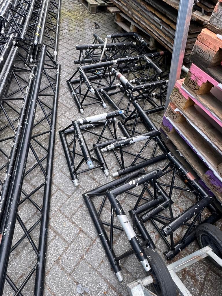 ✅ Grote partij zwarte Prolyte truss, Muziek en Instrumenten, Licht en Laser, Ophalen of Verzenden, Gebruikt, Overige typen