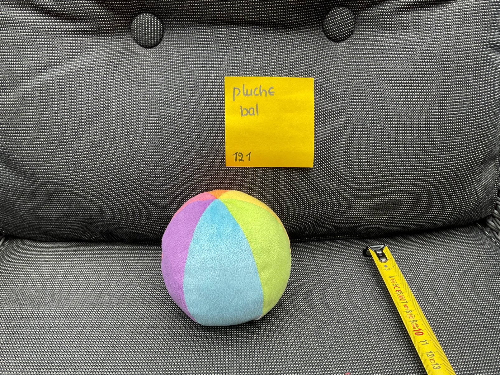 Pluche gekleurde bal knuffel, Ophalen, Zo goed als nieuw, Overige typen