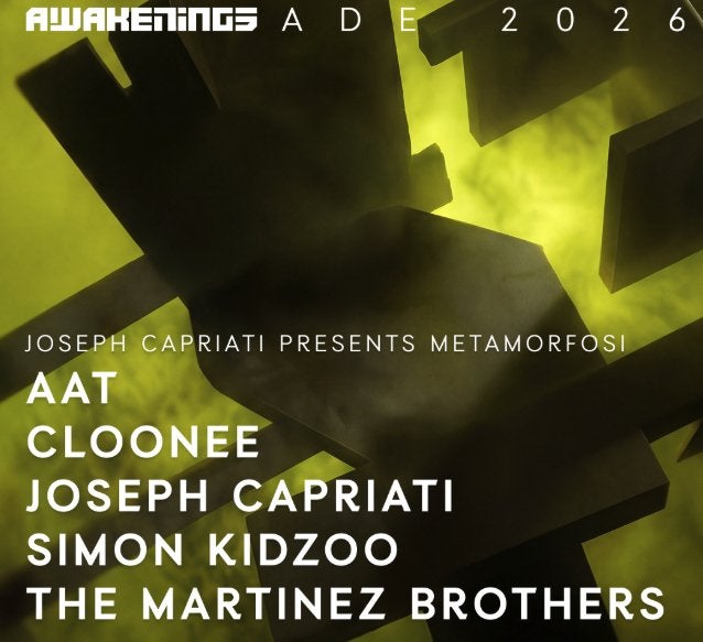 Awakenings Joseph Capriati presents Metamorfosi Tickets 23 0, Twee personen, Oktober