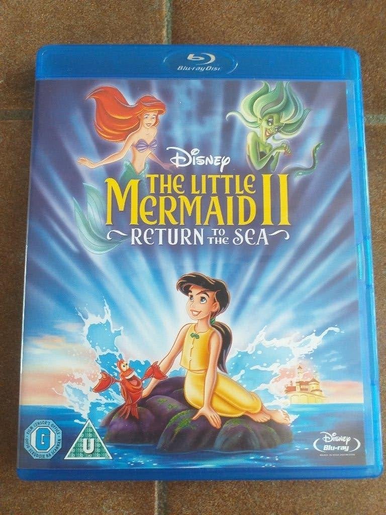 The Little Mermaid 2 Bluray, Ophalen of Verzenden, Zo goed als nieuw, Tekenfilms en Animatie